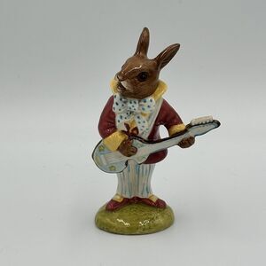 VTG Royal Doulton Bunnykins Mr. Bunnybeat Strumming Harry Sales England DB16